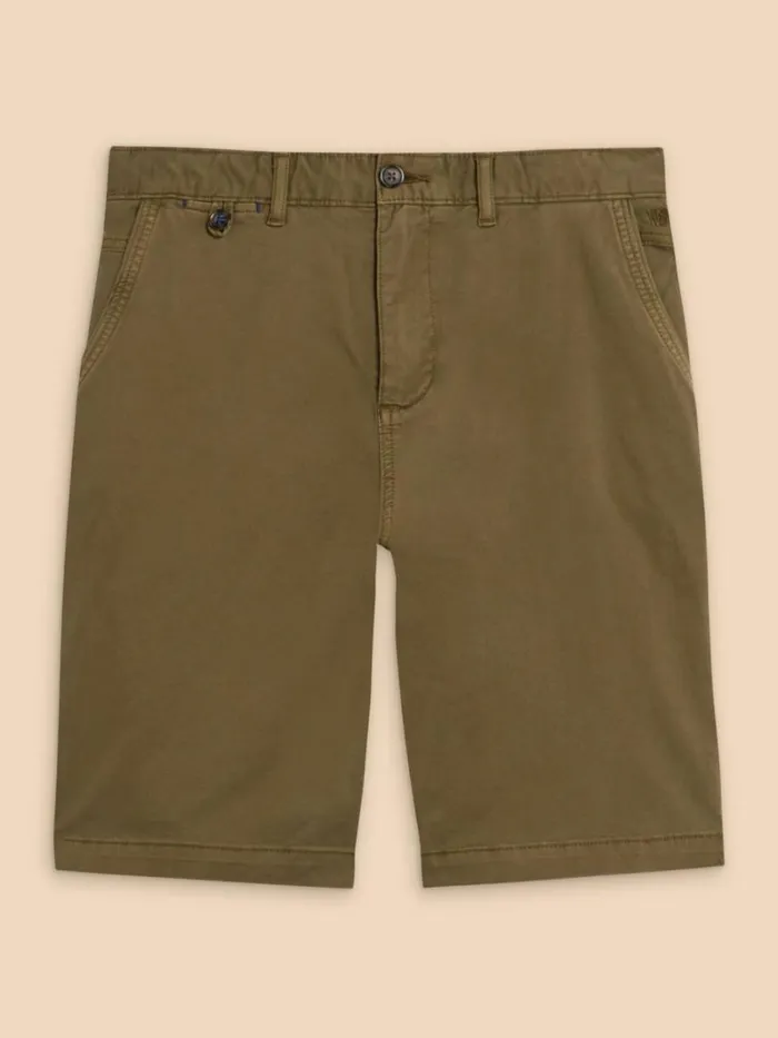 White Stuff CHINOS Sutton Organic Chino Short Dark Green 8211 Men White Stuff CHINOS Sutton Organic Chino Short Dark Green 8211 Men