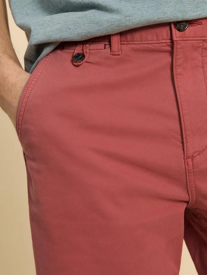 White Stuff CHINOS Sutton Organic Chino Short Deep Pink 8211 Men