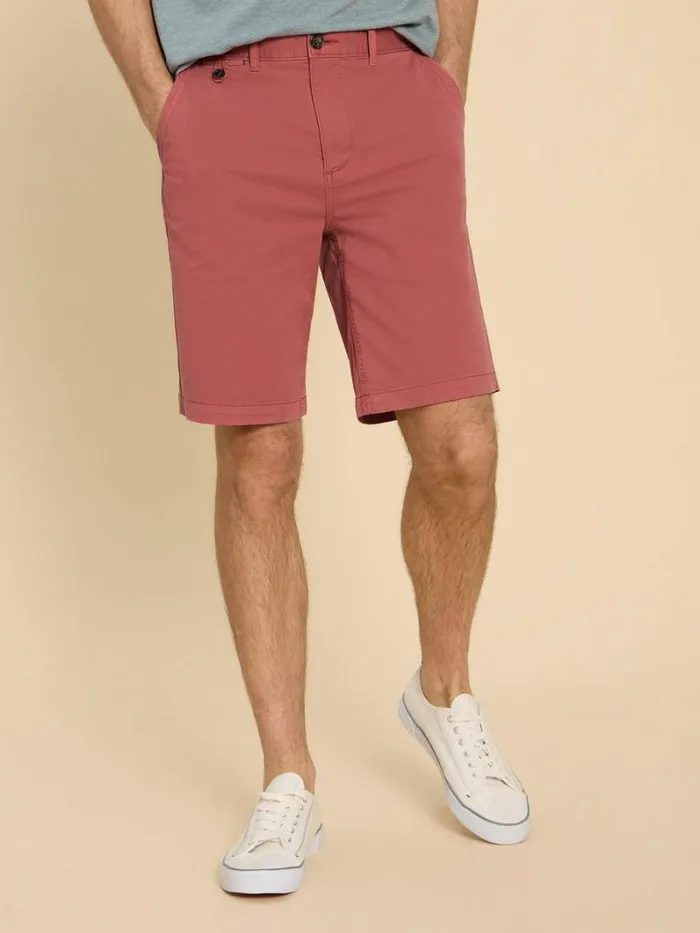 White Stuff CHINOS Sutton Organic Chino Short Deep Pink 8211 Men White Stuff CHINOS Sutton Organic Chino Short Deep Pink 8211 Men