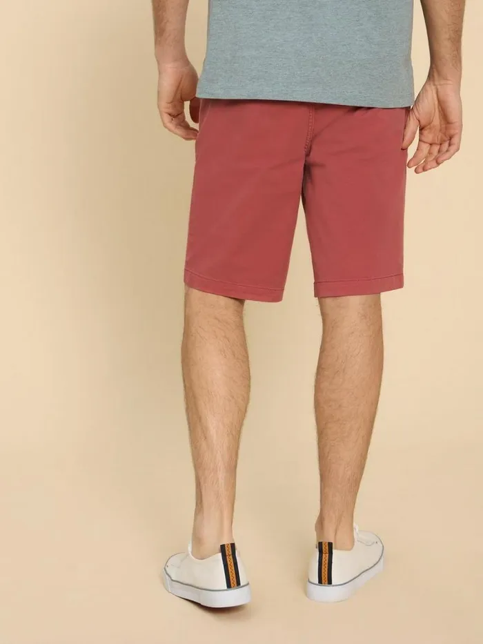 White Stuff CHINOS Sutton Organic Chino Short Deep Pink 8211 Men White Stuff CHINOS Sutton Organic Chino Short Deep Pink 8211 Men