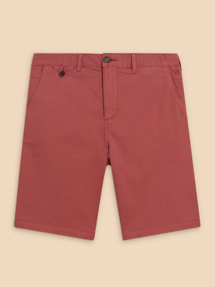 White Stuff CHINOS Sutton Organic Chino Short Deep Pink 8211 Men White Stuff CHINOS Sutton Organic Chino Short Deep Pink 8211 Men