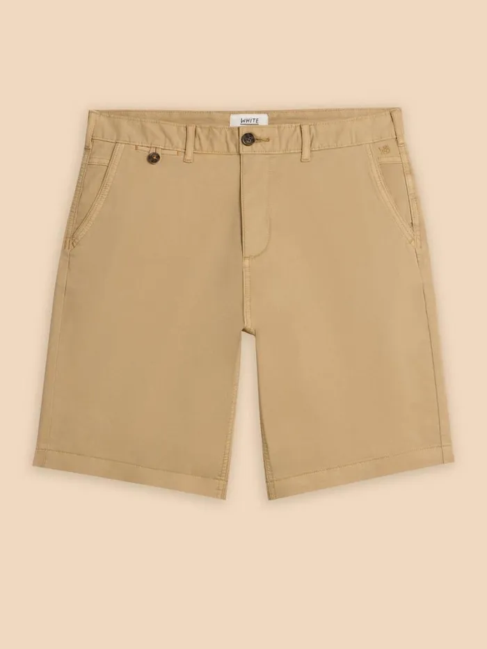 White Stuff CHINOS Sutton Organic Chino Short Light Natural 8211 Men White Stuff CHINOS Sutton Organic Chino Short Light Natural 8211 Men
