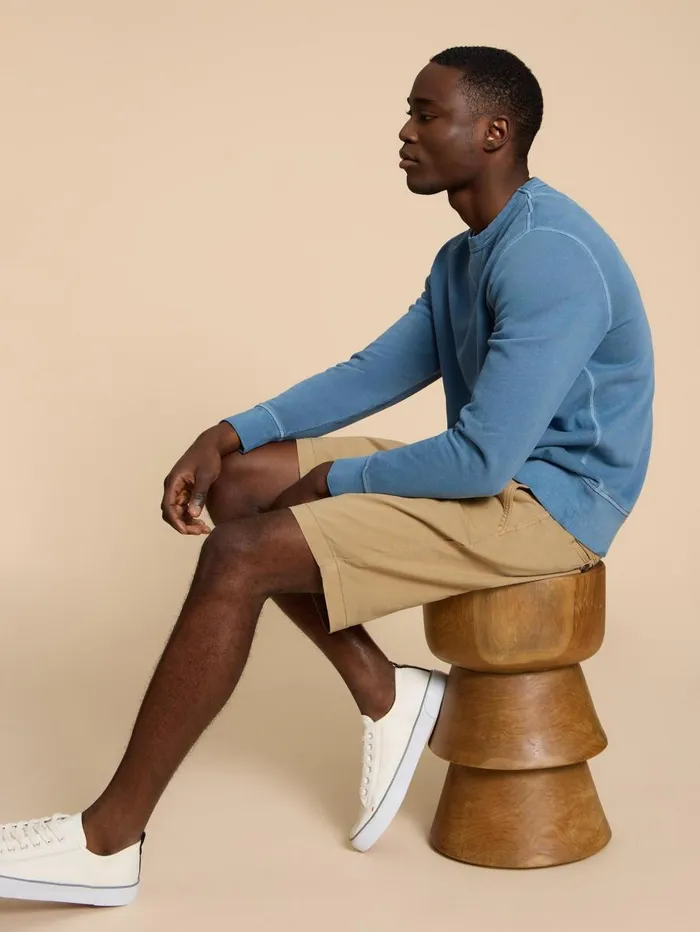 White Stuff CHINOS Sutton Organic Chino Short Light Natural 8211 Men White Stuff CHINOS Sutton Organic Chino Short Light Natural 8211 Men