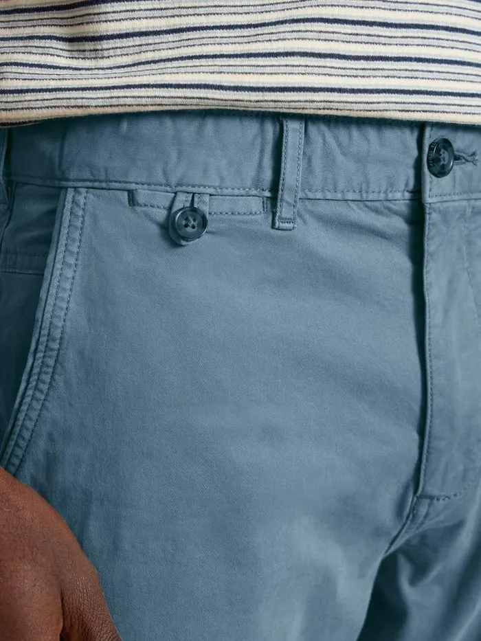 White Stuff CHINOS Sutton Organic Chino Trouser Mid Blue 8211 Men