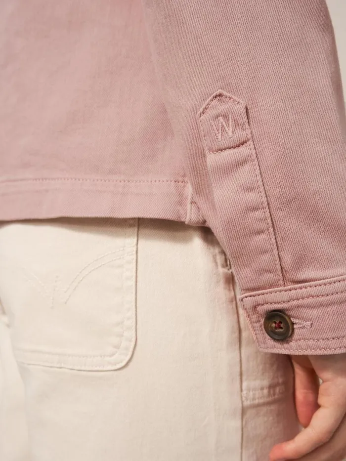 White Stuff COATS and JACKETS Carrie Regular Fit Denim Jacket Mid Pink 8211 Women White Stuff COATS and JACKETS Carrie Regular Fit Denim Jacket Mid Pink 8211 Women