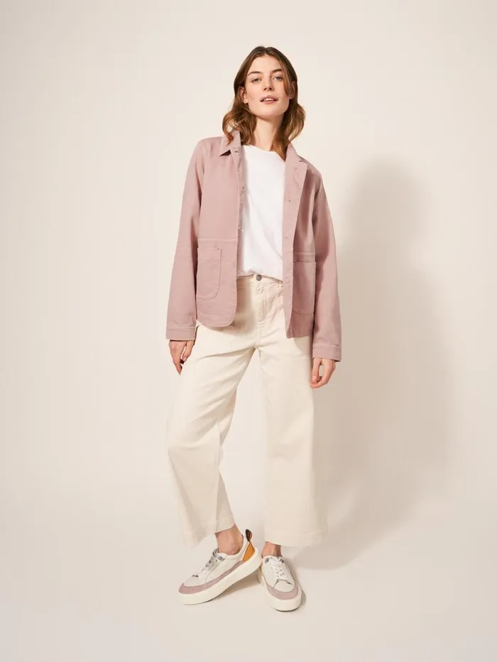 White Stuff COATS and JACKETS Carrie Regular Fit Denim Jacket Mid Pink 8211 Women White Stuff COATS and JACKETS Carrie Regular Fit Denim Jacket Mid Pink 8211 Women