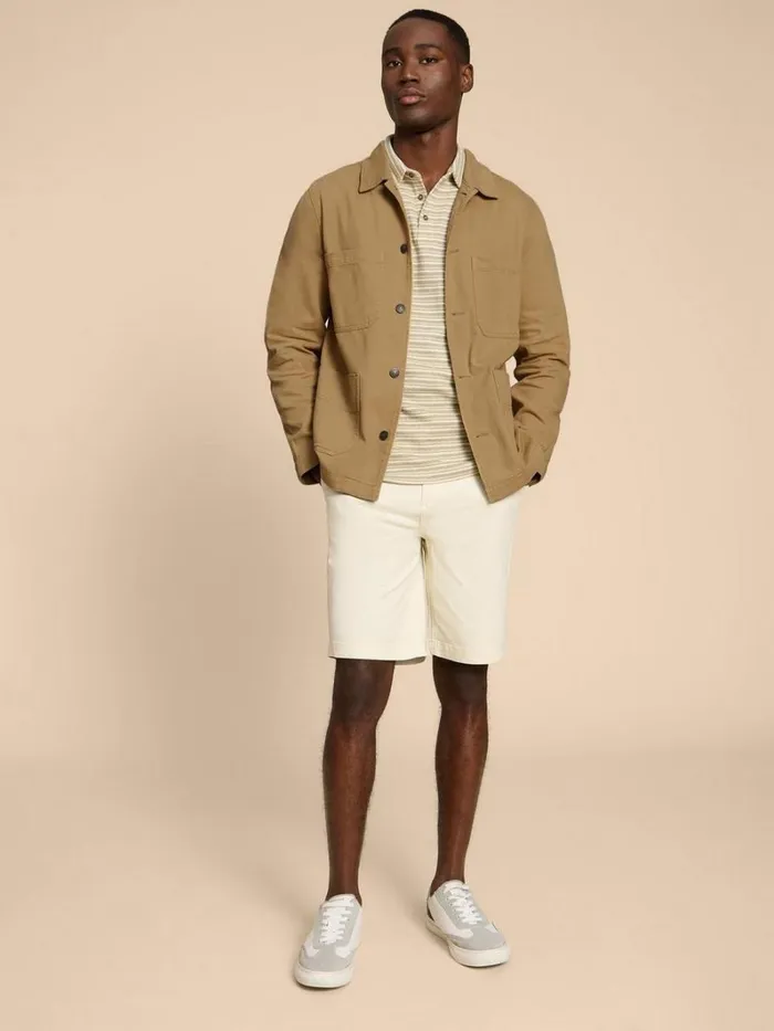 White Stuff COATS and JACKETS Clayton Workwear Jacket Light Natural 8211 Men