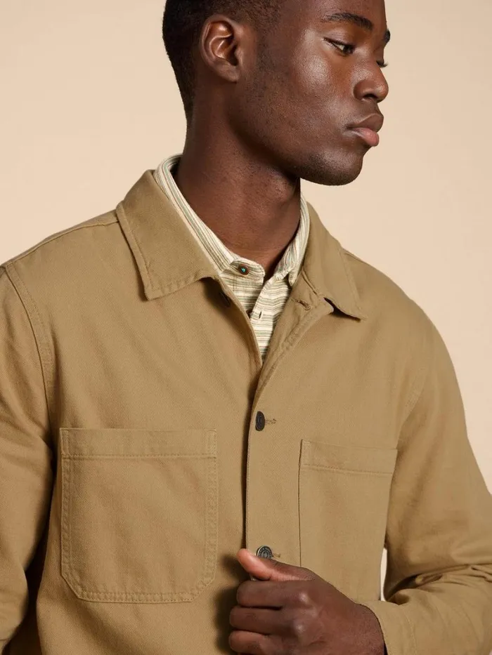 White Stuff COATS and JACKETS Clayton Workwear Jacket Light Natural 8211 Men White Stuff COATS and JACKETS Clayton Workwear Jacket Light Natural 8211 Men