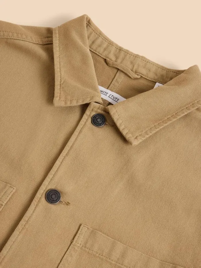 White Stuff COATS and JACKETS Clayton Workwear Jacket Light Natural 8211 Men White Stuff COATS and JACKETS Clayton Workwear Jacket Light Natural 8211 Men