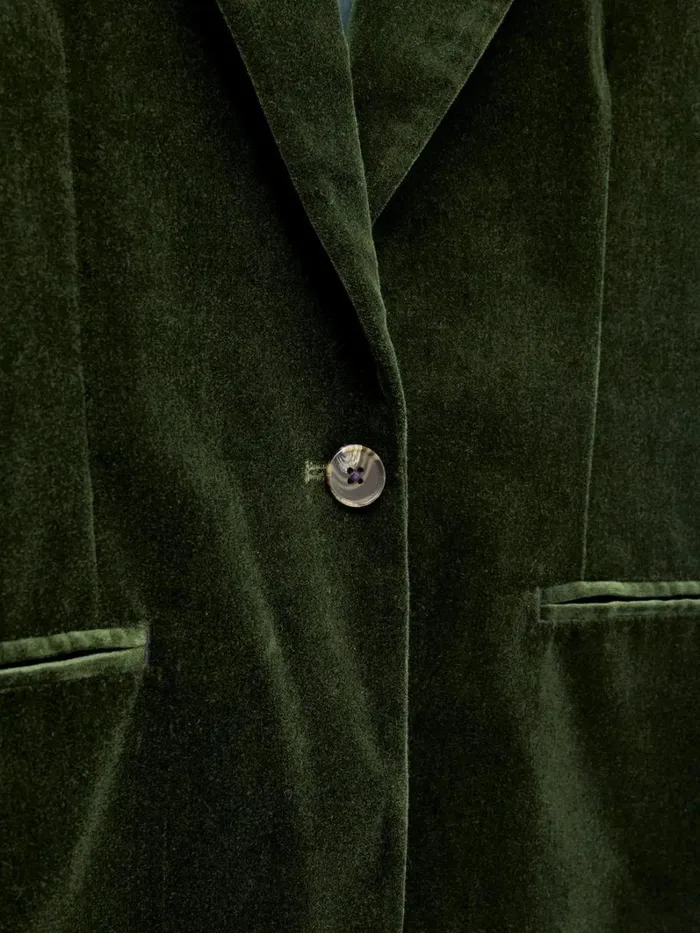 White Stuff COATS and JACKETS Evelyn Velvet Blazer Dark Green 8211 Women White Stuff COATS and JACKETS Evelyn Velvet Blazer Dark Green 8211 Women