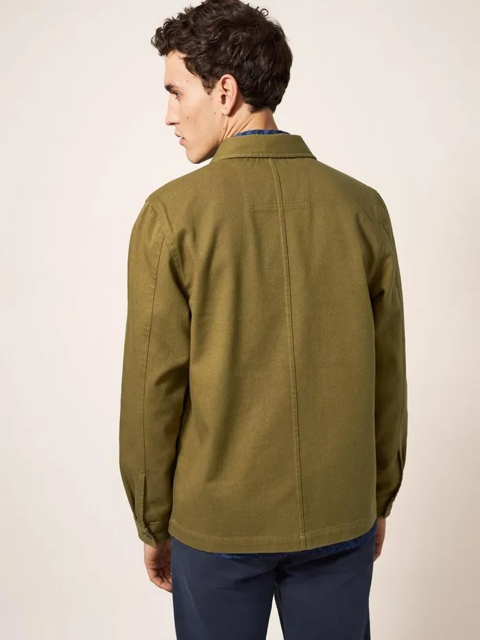 White Stuff COATS and JACKETS Fabien Chore Jacket Deep Green 8211 Men White Stuff COATS and JACKETS Fabien Chore Jacket Deep Green 8211 Men