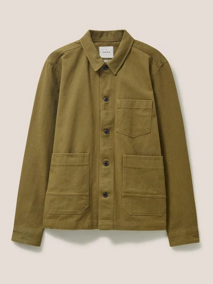 White Stuff COATS and JACKETS Fabien Chore Jacket Deep Green 8211 Men White Stuff COATS and JACKETS Fabien Chore Jacket Deep Green 8211 Men