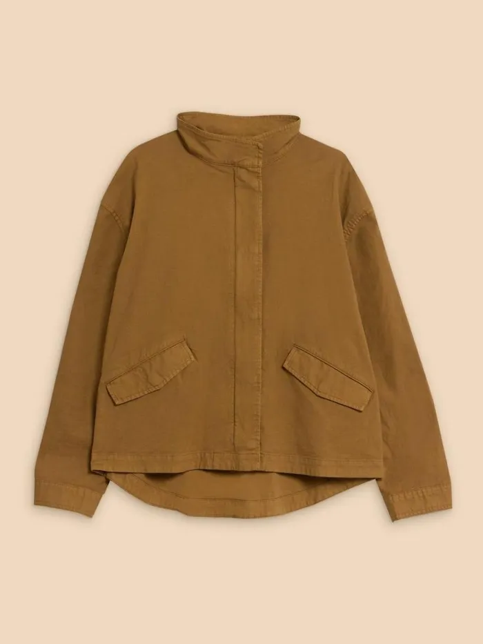 White Stuff COATS and JACKETS Harriet Cotton Jacket Khaki Green 8211 Women White Stuff COATS and JACKETS Harriet Cotton Jacket Khaki Green 8211 Women