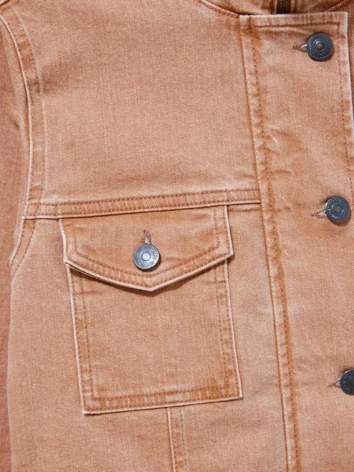 White Stuff COATS and JACKETS Leighton Clay Dye Denim Jacket Mid Coral 8211 Women White Stuff COATS and JACKETS Leighton Clay Dye Denim Jacket Mid Coral 8211 Women