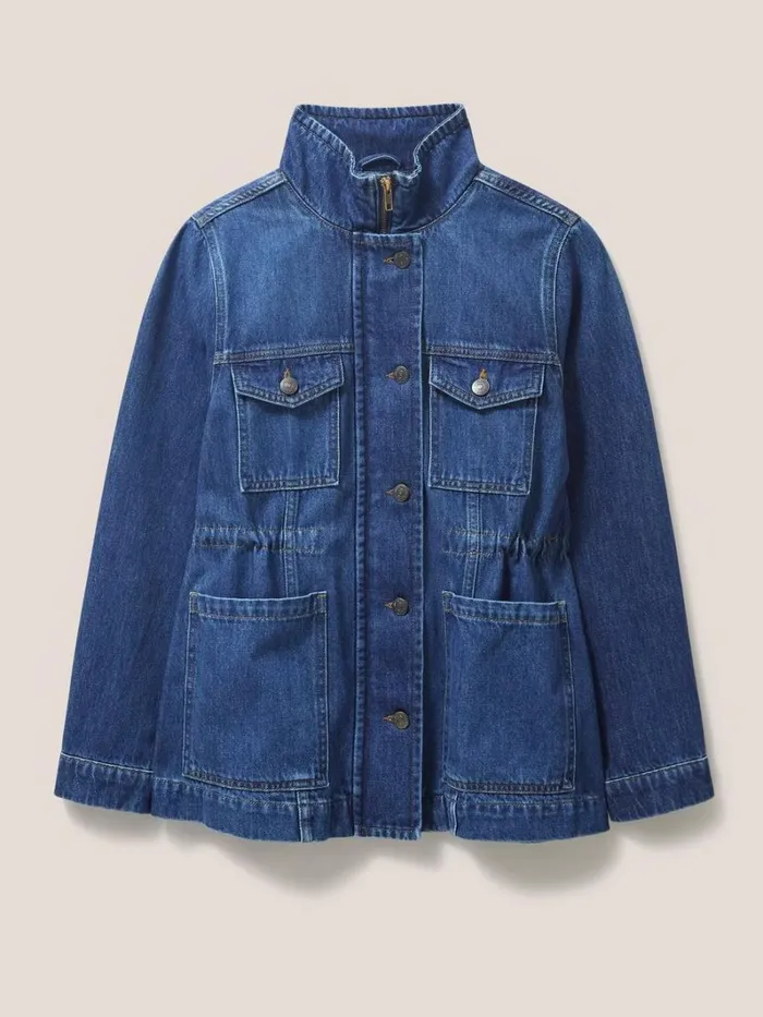 White Stuff COATS and JACKETS Leighton Denim Jacket Dk Denim 8211 Women White Stuff COATS and JACKETS Leighton Denim Jacket Dk Denim 8211 Women