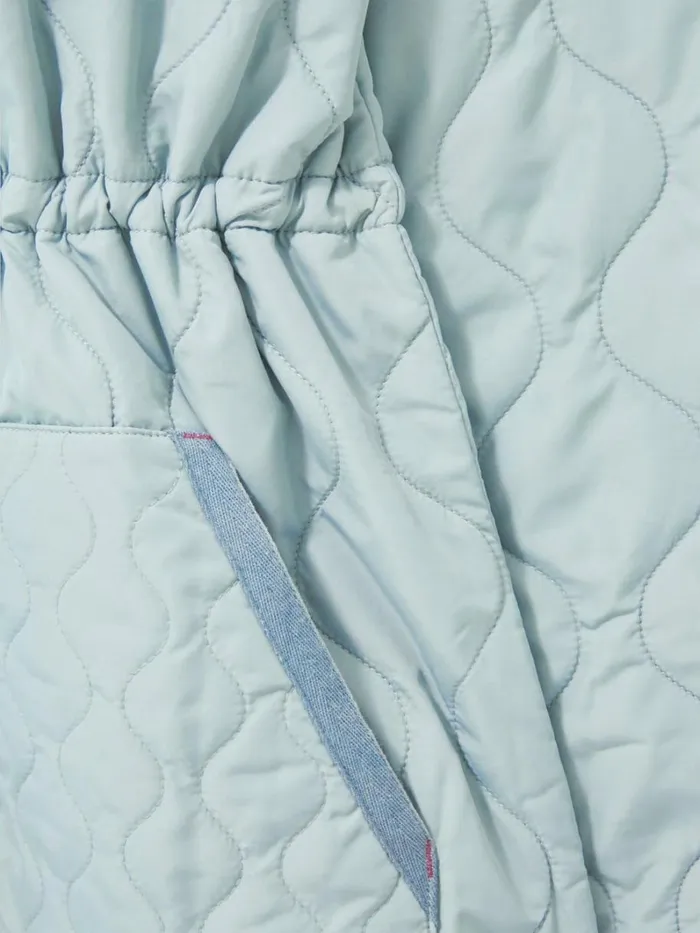 White Stuff COATS and JACKETS Maddison Quilted Coat Mid Blue 8211 Women White Stuff COATS and JACKETS Maddison Quilted Coat Mid Blue 8211 Women