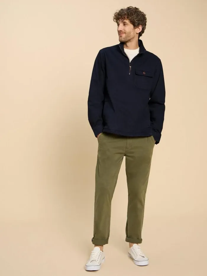 White Stuff COATS and JACKETS McCarthy Funnel Neck Dark Navy 8211 Men