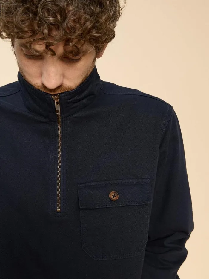 White Stuff COATS and JACKETS McCarthy Funnel Neck Dark Navy 8211 Men White Stuff COATS and JACKETS McCarthy Funnel Neck Dark Navy 8211 Men