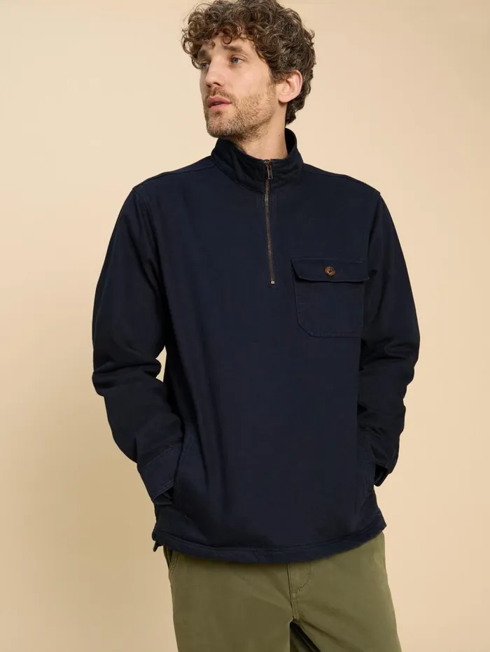 White Stuff COATS and JACKETS McCarthy Funnel Neck Dark Navy 8211 Men White Stuff COATS and JACKETS McCarthy Funnel Neck Dark Navy 8211 Men
