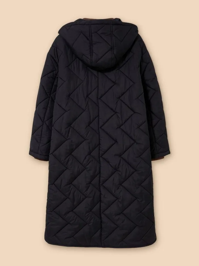 White Stuff COATS and JACKETS Sloane Padded Coat Pure Black 8211 Women White Stuff COATS and JACKETS Sloane Padded Coat Pure Black 8211 Women