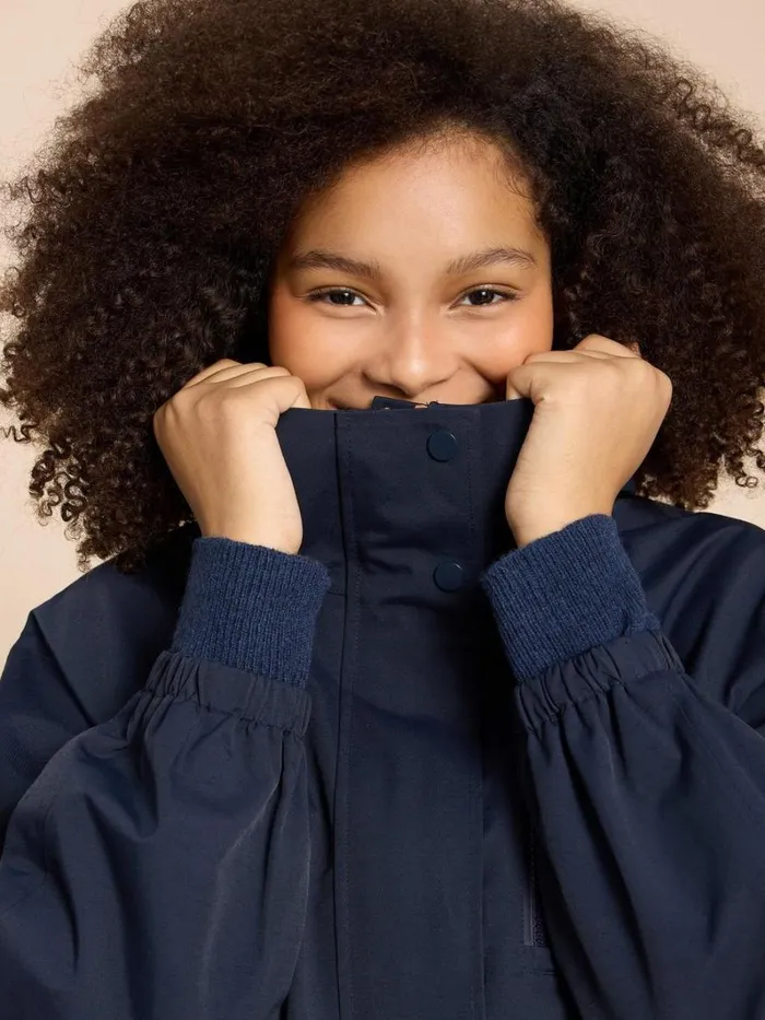 White Stuff COATS and JACKETS Zoe Waterproof Coat Dark Navy 8211 Women White Stuff COATS and JACKETS Zoe Waterproof Coat Dark Navy 8211 Women