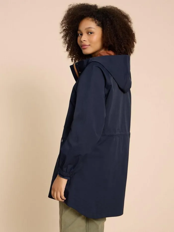 White Stuff COATS and JACKETS Zoe Waterproof Coat Dark Navy 8211 Women White Stuff COATS and JACKETS Zoe Waterproof Coat Dark Navy 8211 Women
