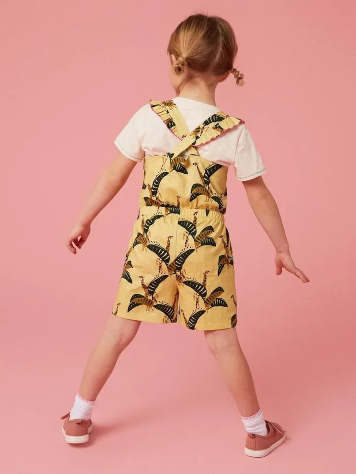 White Stuff DRESSES and SKIRTS Ava Printed Playsuit Yellow Multi 8211 Kids White Stuff DRESSES and SKIRTS Ava Printed Playsuit Yellow Multi 8211 Kids