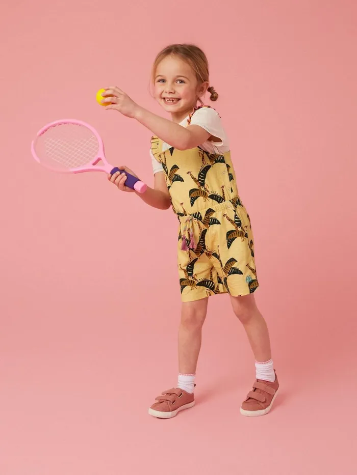 White Stuff DRESSES and SKIRTS Ava Printed Playsuit Yellow Multi 8211 Kids White Stuff DRESSES and SKIRTS Ava Printed Playsuit Yellow Multi 8211 Kids