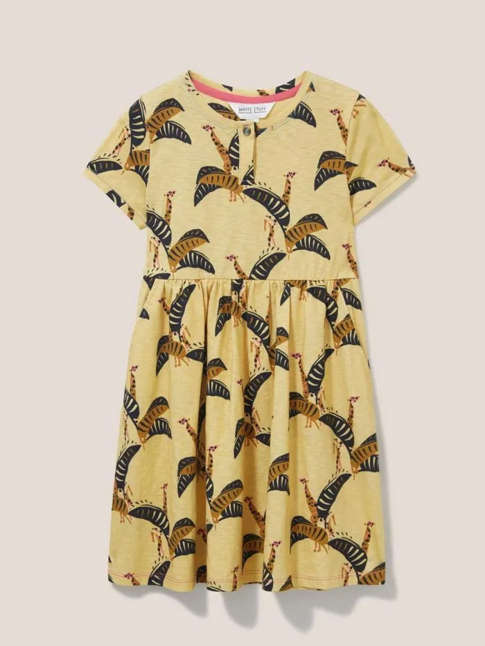 White Stuff DRESSES and SKIRTS Casey Printed SS Dress Yellow Multi 8211 Kids White Stuff DRESSES and SKIRTS Casey Printed SS Dress Yellow Multi 8211 Kids