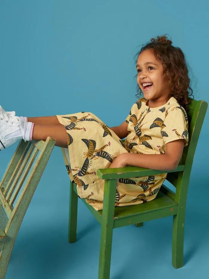 White Stuff DRESSES and SKIRTS Casey Printed SS Dress Yellow Multi 8211 Kids White Stuff DRESSES and SKIRTS Casey Printed SS Dress Yellow Multi 8211 Kids