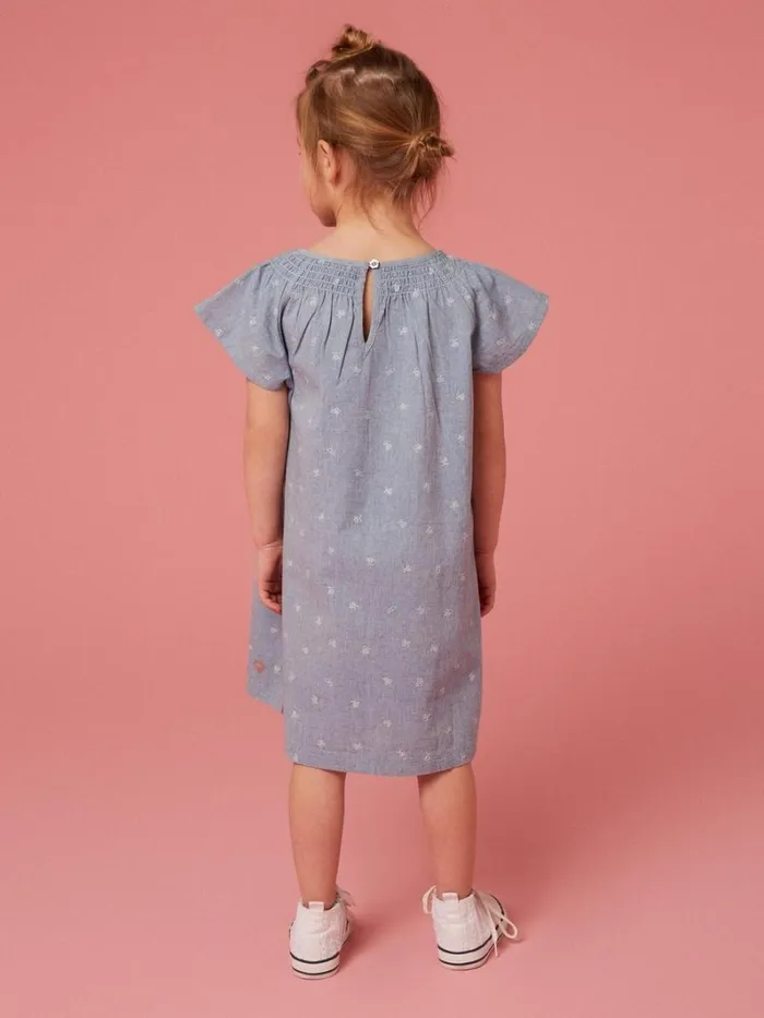 White Stuff DRESSES and SKIRTS Chambray Frill Dress Chambray Blue 8211 Kids White Stuff DRESSES and SKIRTS Chambray Frill Dress Chambray Blue 8211 Kids