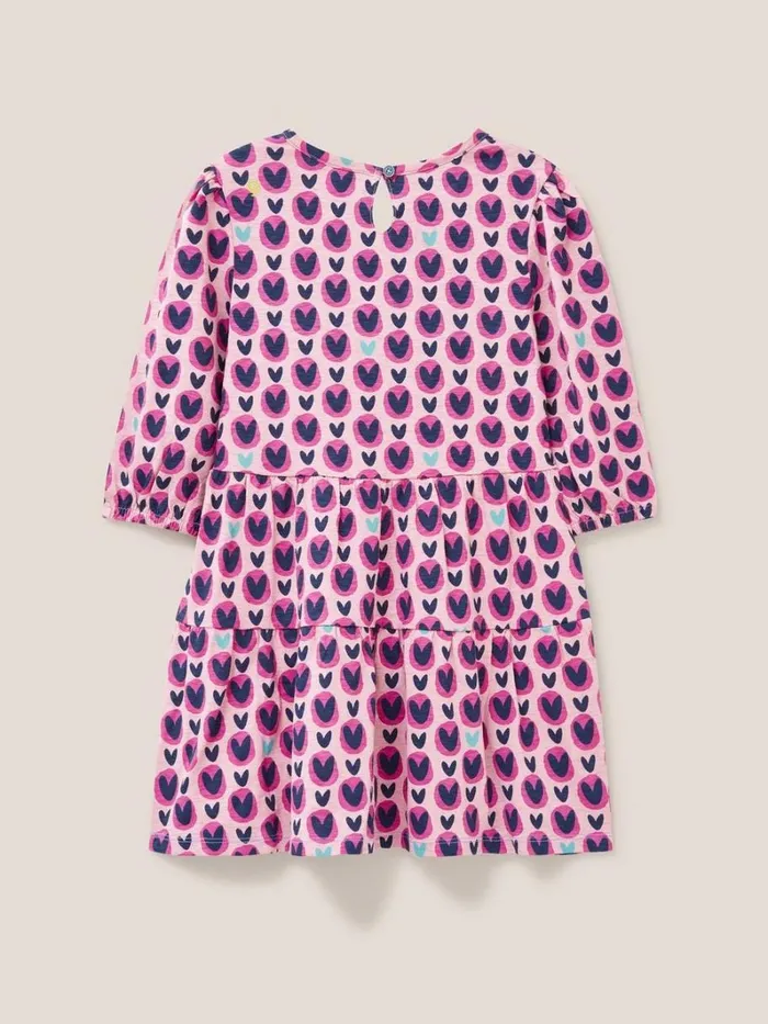 White Stuff DRESSES and SKIRTS Heart Printed Jersey Dress Pink Print 8211 Kids White Stuff DRESSES and SKIRTS Heart Printed Jersey Dress Pink Print 8211 Kids