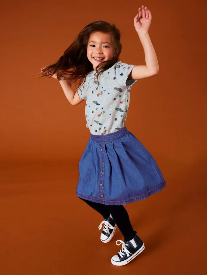 White Stuff DRESSES and SKIRTS Nora Denim Skirt Mid Denim 8211 Kids White Stuff DRESSES and SKIRTS Nora Denim Skirt Mid Denim 8211 Kids