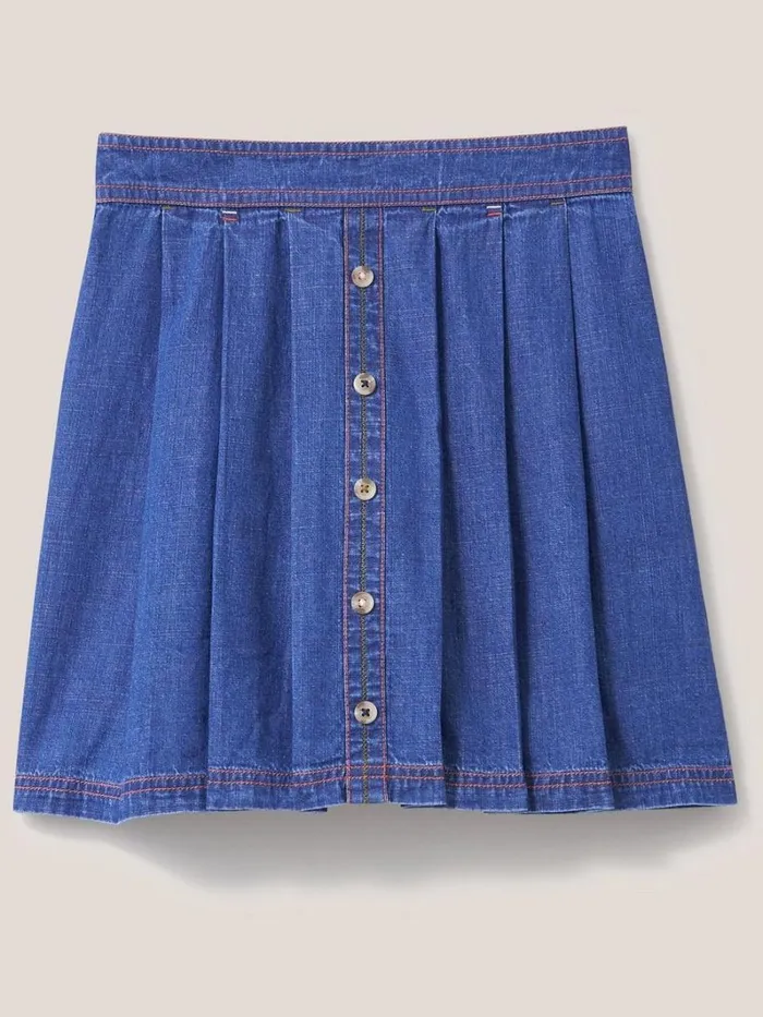 White Stuff DRESSES and SKIRTS Nora Denim Skirt Mid Denim 8211 Kids White Stuff DRESSES and SKIRTS Nora Denim Skirt Mid Denim 8211 Kids