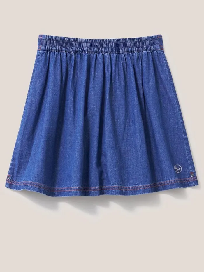 White Stuff DRESSES and SKIRTS Nora Denim Skirt Mid Denim 8211 Kids White Stuff DRESSES and SKIRTS Nora Denim Skirt Mid Denim 8211 Kids