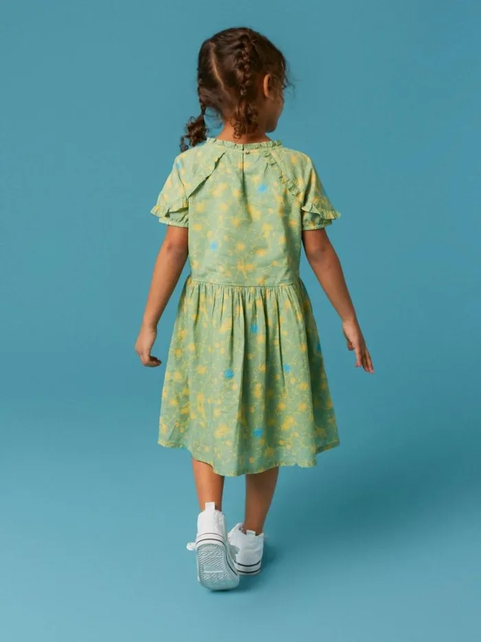 White Stuff DRESSES and SKIRTS Printed Woven Dress Green Multi 8211 Kids White Stuff DRESSES and SKIRTS Printed Woven Dress Green Multi 8211 Kids