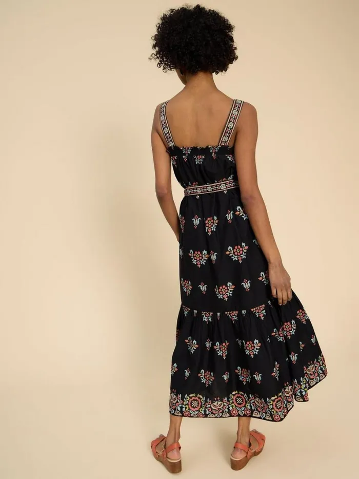 White Stuff DRESSES Fiona Maxi Dress Black Print 8211 Women White Stuff DRESSES Fiona Maxi Dress Black Print 8211 Women