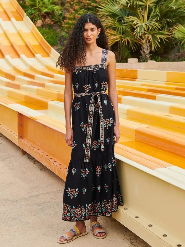 White Stuff DRESSES Fiona Maxi Dress Black Print 8211 Women White Stuff DRESSES Fiona Maxi Dress Black Print 8211 Women