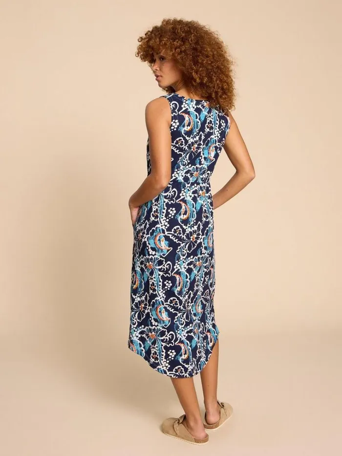 White Stuff DRESSES Heidi Dress Navy Multi 8211 Women White Stuff DRESSES Heidi Dress Navy Multi 8211 Women