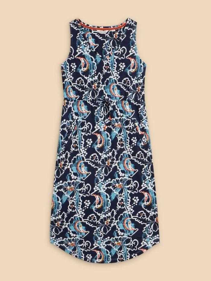 White Stuff DRESSES Heidi Dress Navy Multi 8211 Women White Stuff DRESSES Heidi Dress Navy Multi 8211 Women
