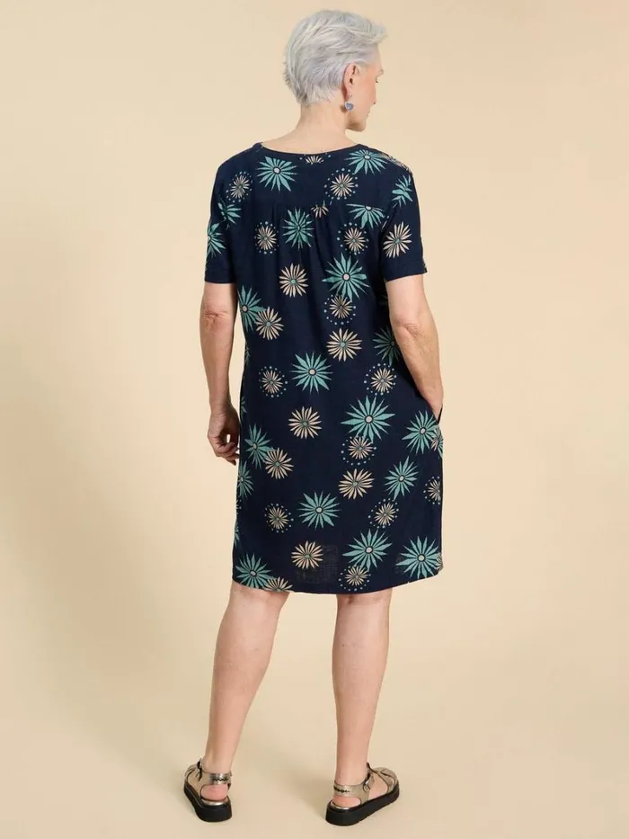 White Stuff DRESSES Lydia Shift Dress Navy Print 8211 Women White Stuff DRESSES Lydia Shift Dress Navy Print 8211 Women