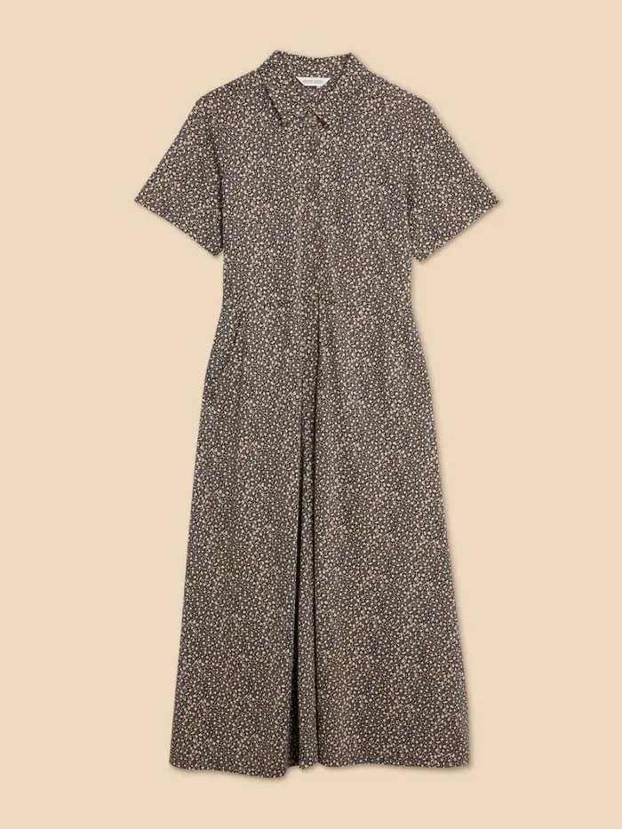 White Stuff DRESSES Rua Jersey Print Midi Dress Black Print 8211 Women White Stuff DRESSES Rua Jersey Print Midi Dress Black Print 8211 Women
