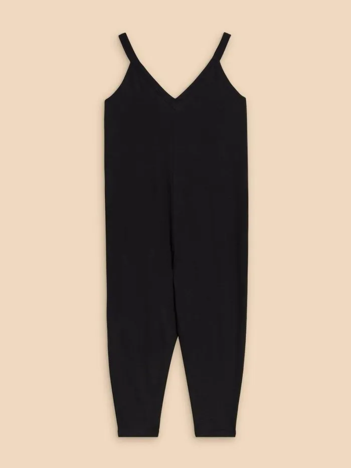 White Stuff DRESSES Selina Jersey Jumpsuit Pure Black 8211 Women White Stuff DRESSES Selina Jersey Jumpsuit Pure Black 8211 Women