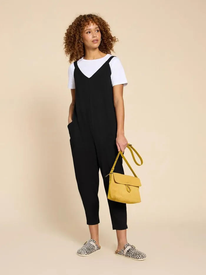White Stuff DRESSES Selina Jersey Jumpsuit Pure Black 8211 Women White Stuff DRESSES Selina Jersey Jumpsuit Pure Black 8211 Women