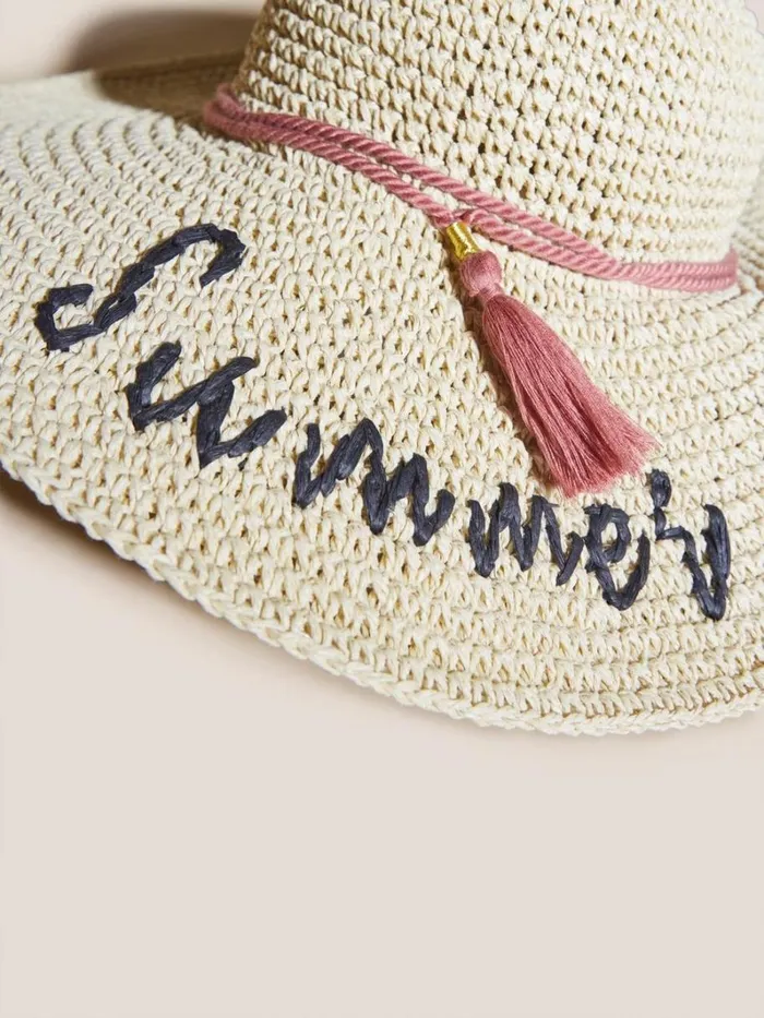 White Stuff HATS Summer Sun Hat Natural Multi 8211 Women