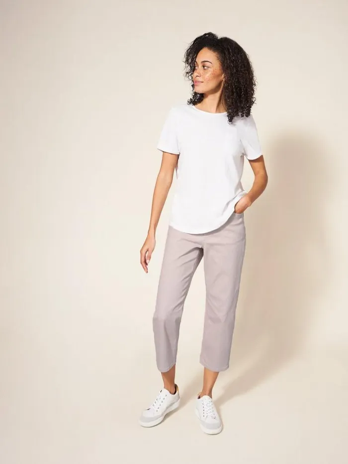 White Stuff JEANS Blake Straight Crop Jean Pink Multi 8211 Women