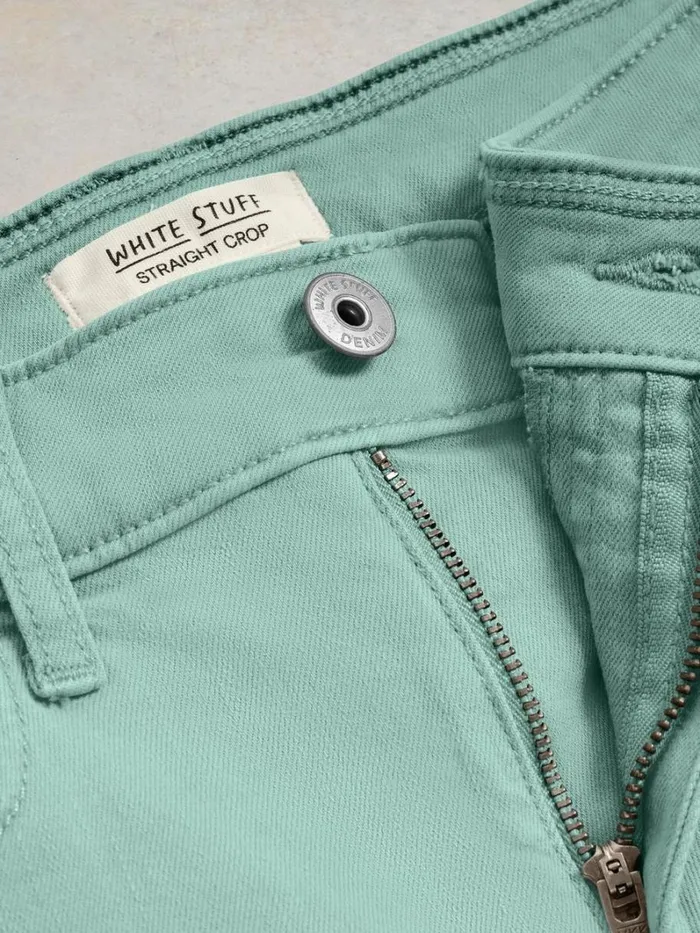White Stuff JEANS Blake Straight Cropped Jean Mid Teal 8211 Women White Stuff JEANS Blake Straight Cropped Jean Mid Teal 8211 Women