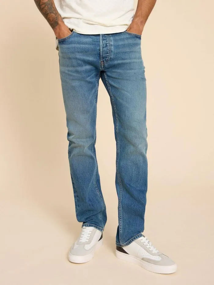 White Stuff JEANS Eastwood Straight Jean Light Denim 8211 Men