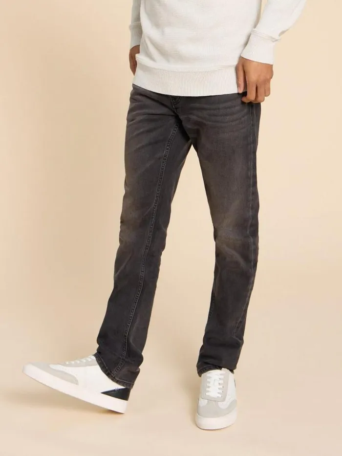 White Stuff JEANS Eastwood Straight Jean Washed Black 8211 Men