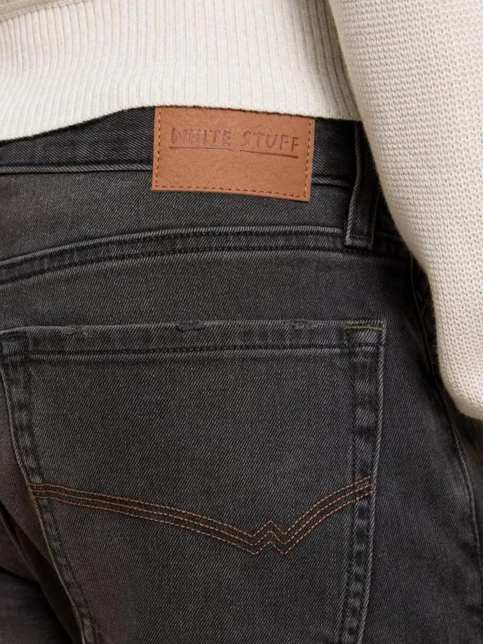 White Stuff JEANS Eastwood Straight Jean Washed Black 8211 Men White Stuff JEANS Eastwood Straight Jean Washed Black 8211 Men